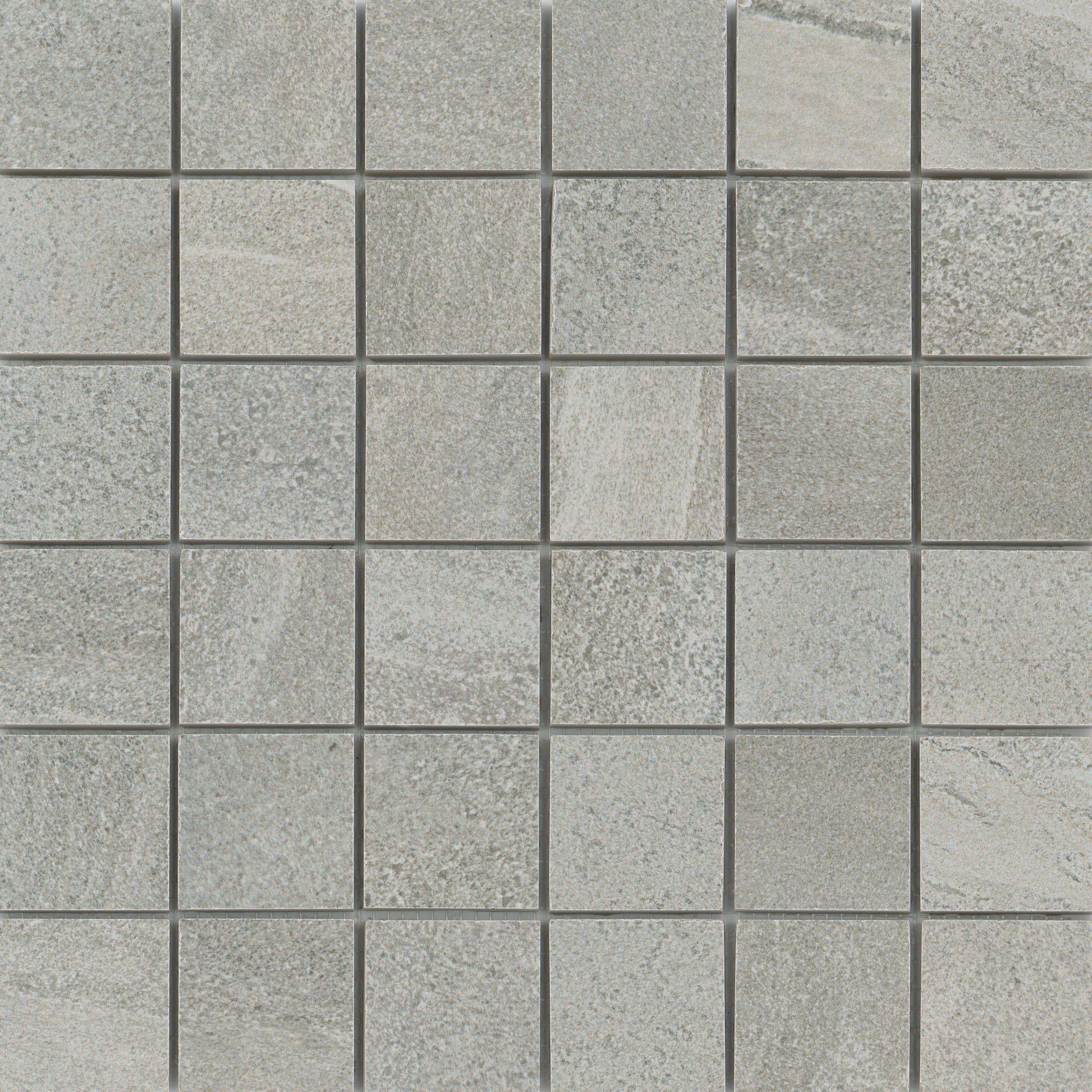 A close up of the tile floor
