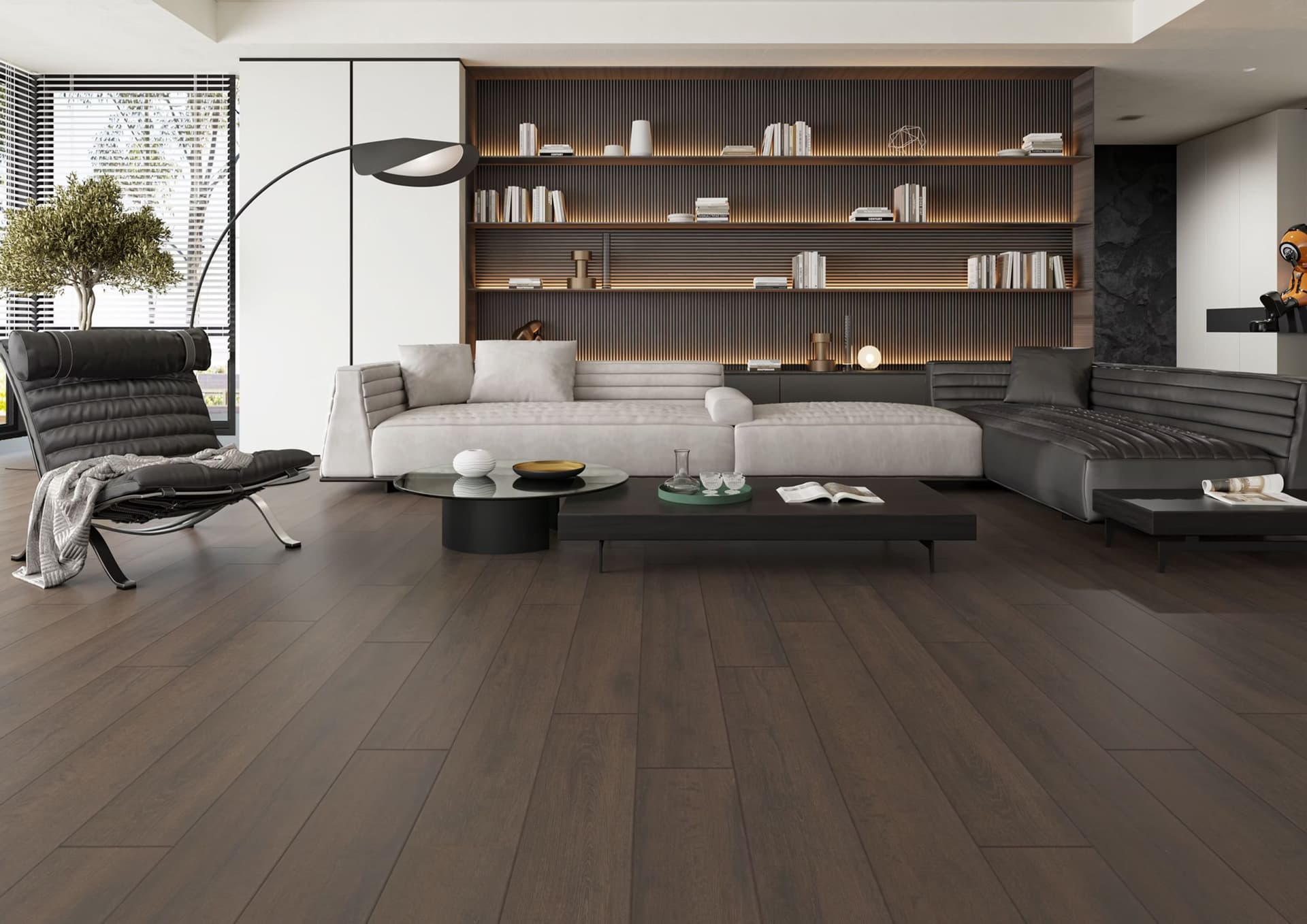 Premium flooring materials showcase