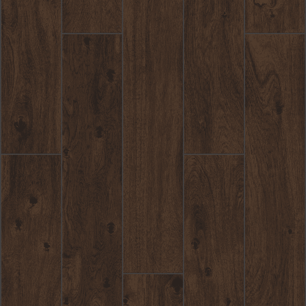 A dark wood floor with no grain or color.