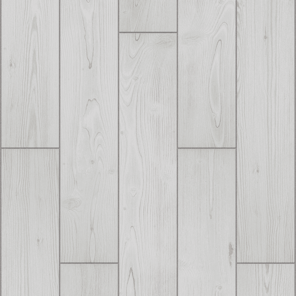 A white wood floor with some lines on it