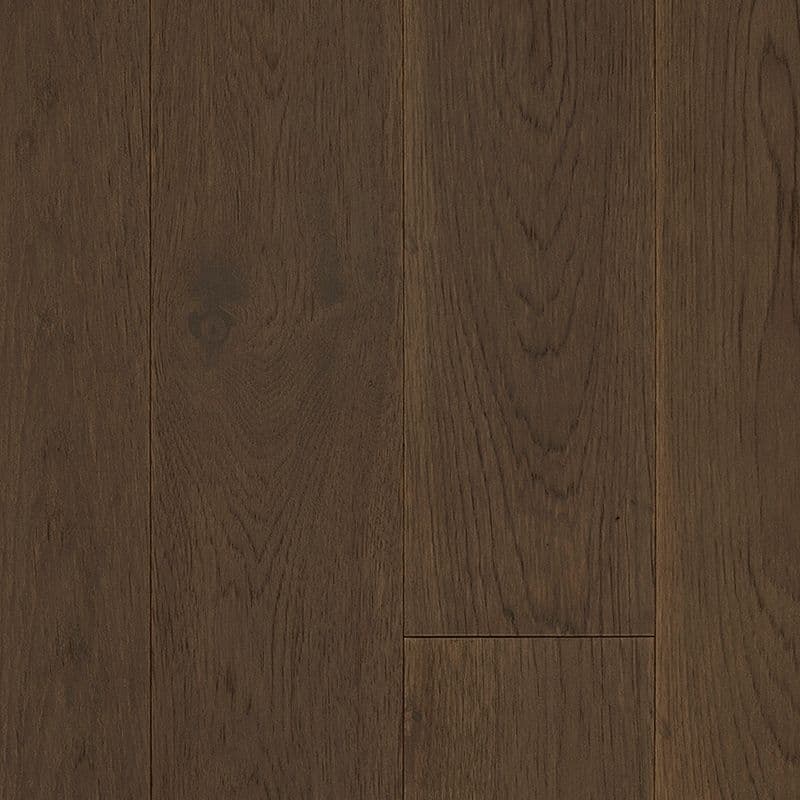 A dark brown wood floor with no grain.