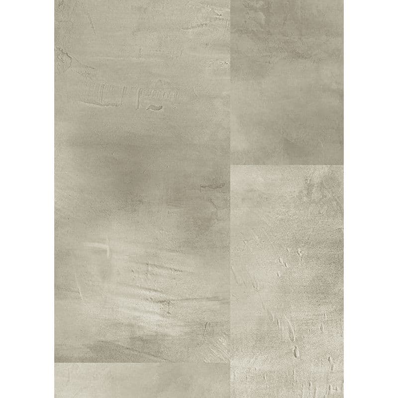 A white floor with some type of painting on it