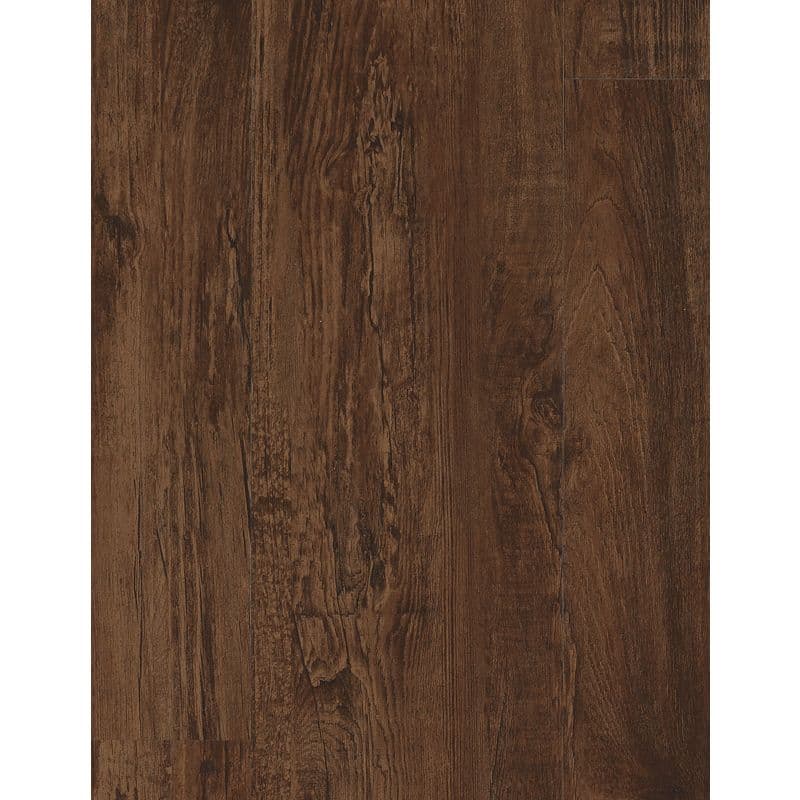 A dark wood floor with some brown lines