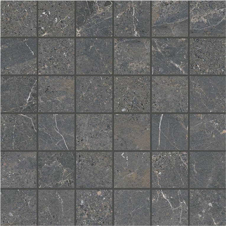 A close up of a tile floor with some type of pattern