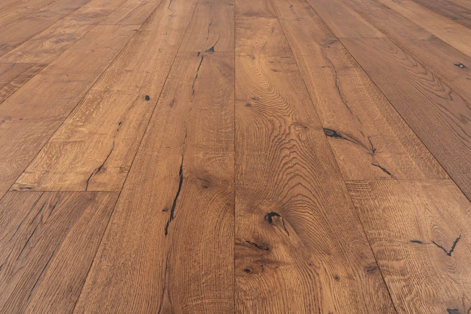 A close up of the wood grain on the floor