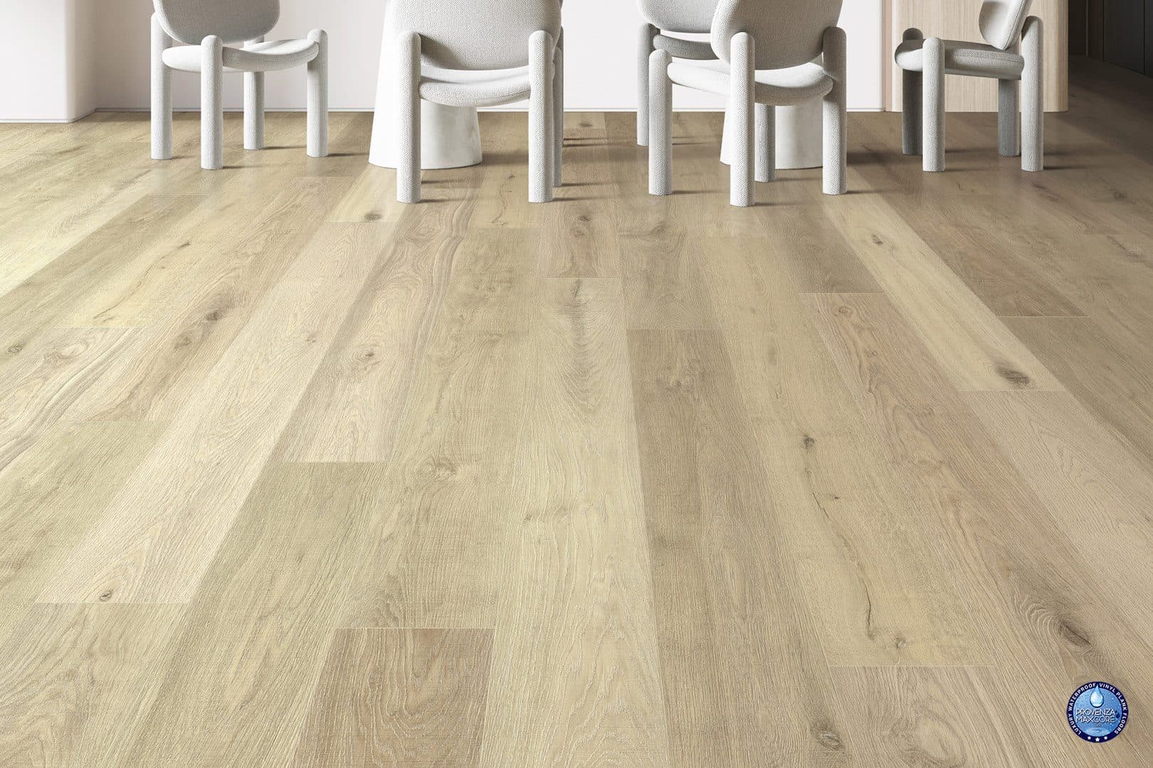 A group of chairs sitting on top of a wooden floor.