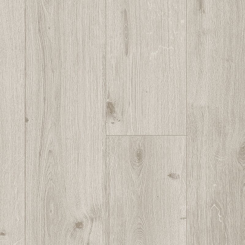 A white wood floor with some type of wood grain