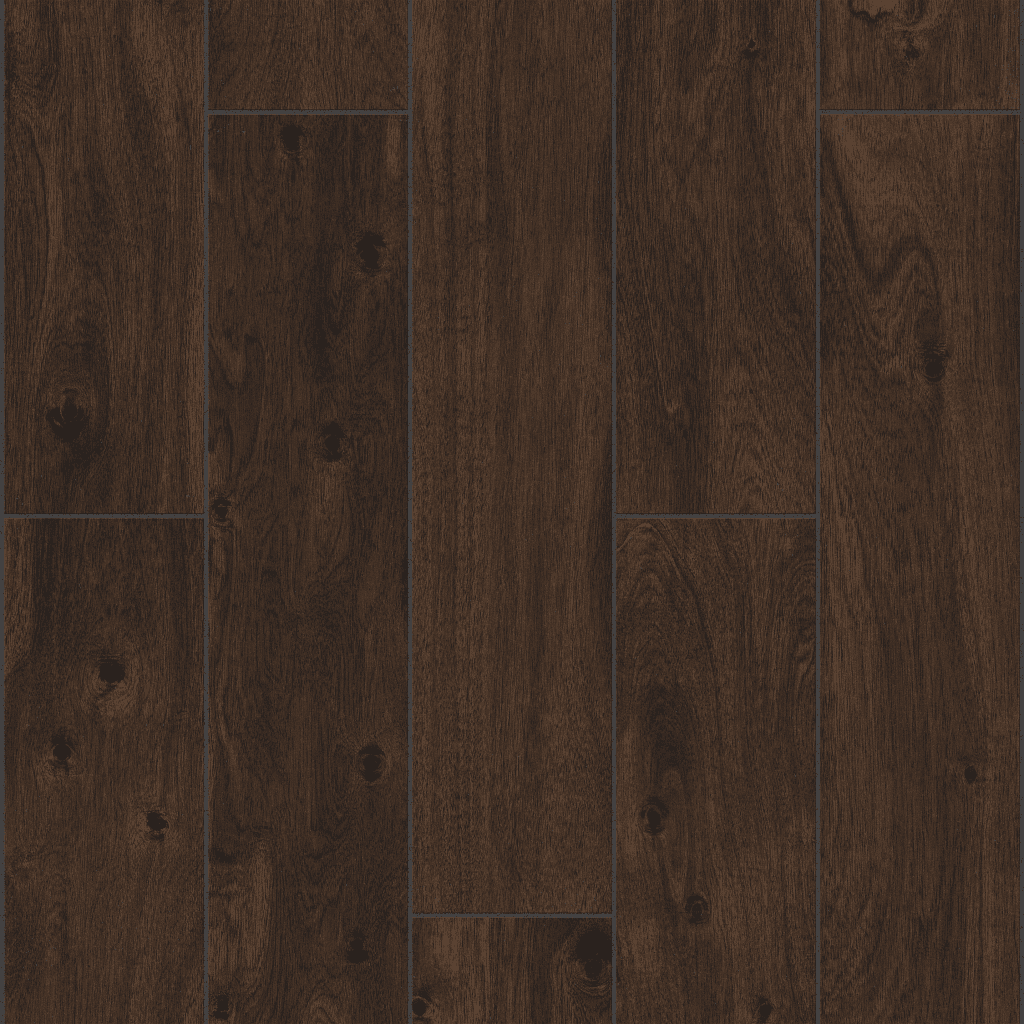 A dark wood floor with no grain or color.