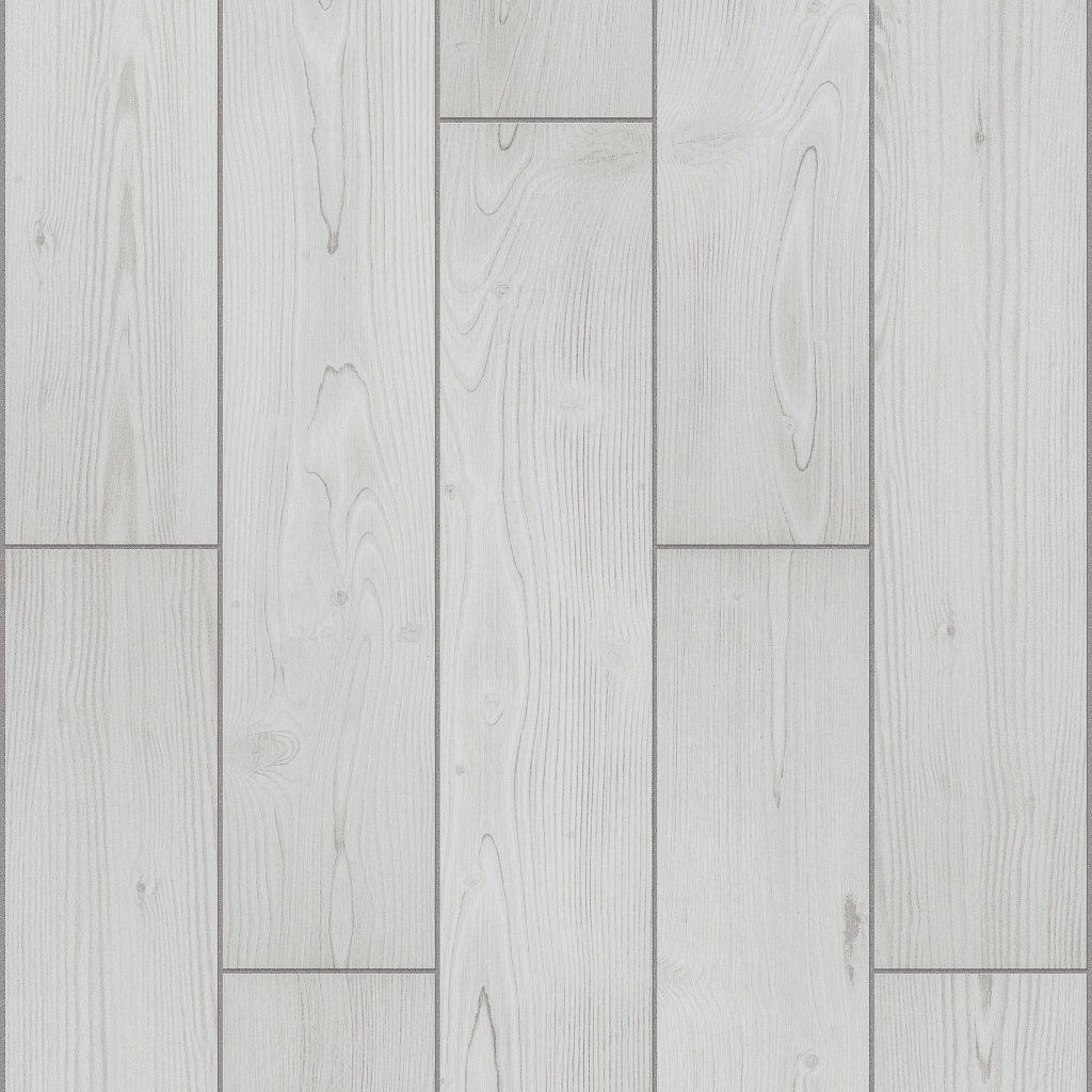 A white wood floor with some lines on it