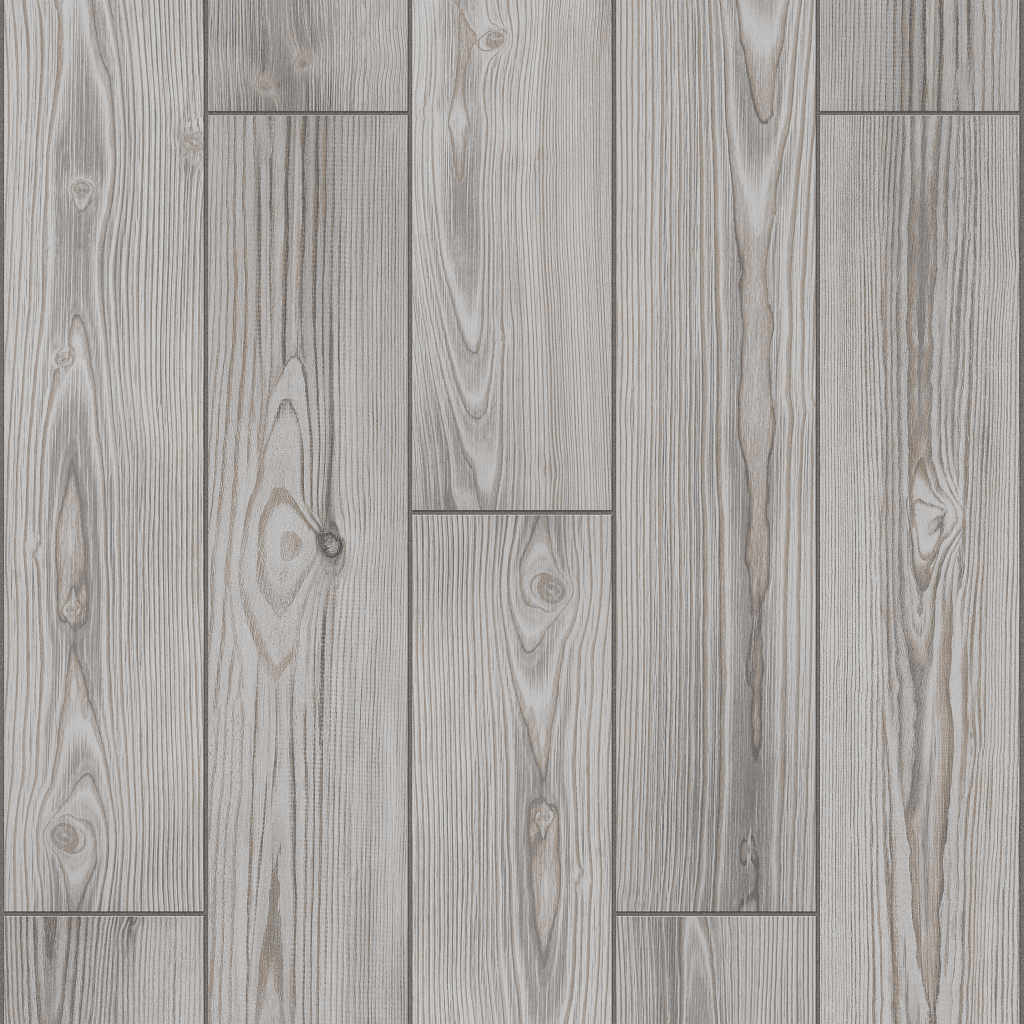 A wood floor with grey and white color