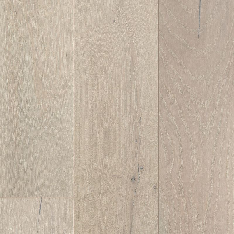 A white wood floor with some brown lines