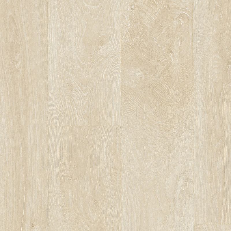 A light colored wood floor with no grain.