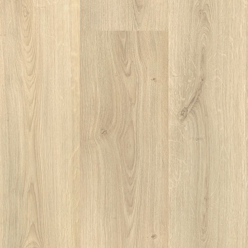 A light colored wood floor with no grain.