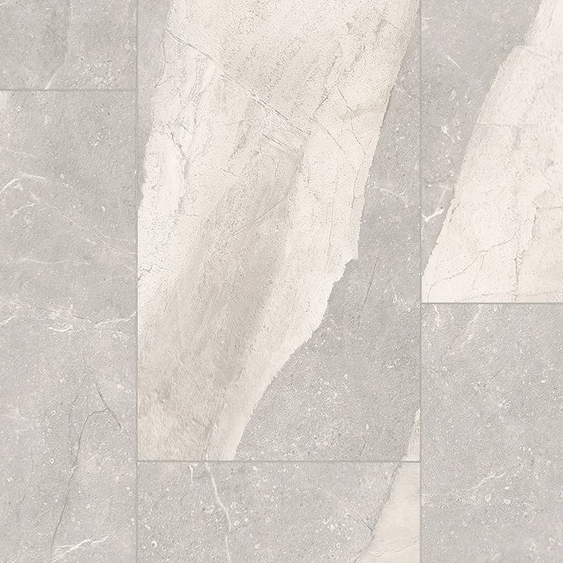 A white marble floor with some grey lines