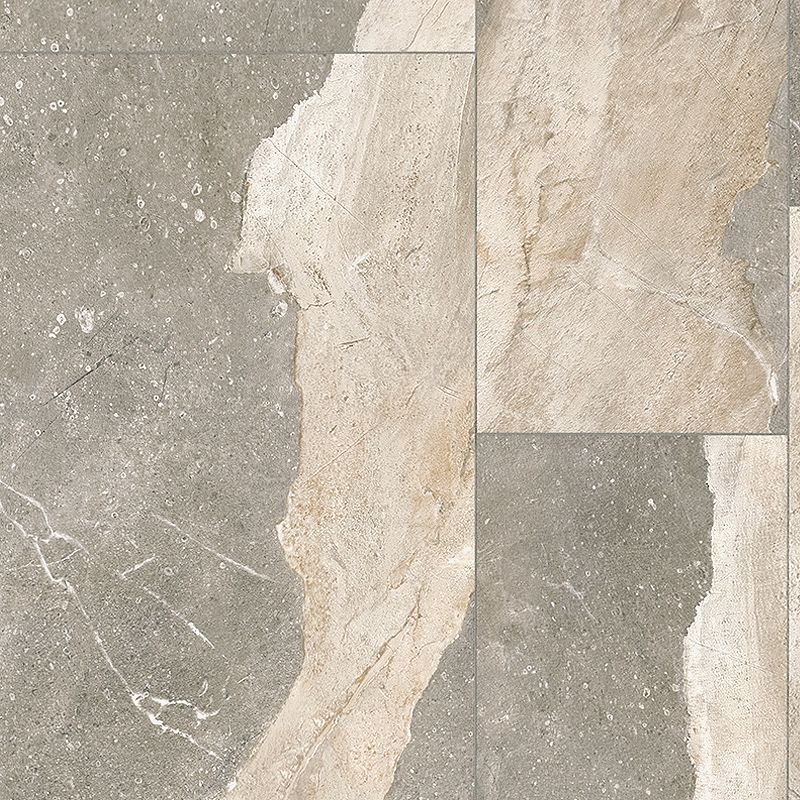 A close up of the floor tile pattern