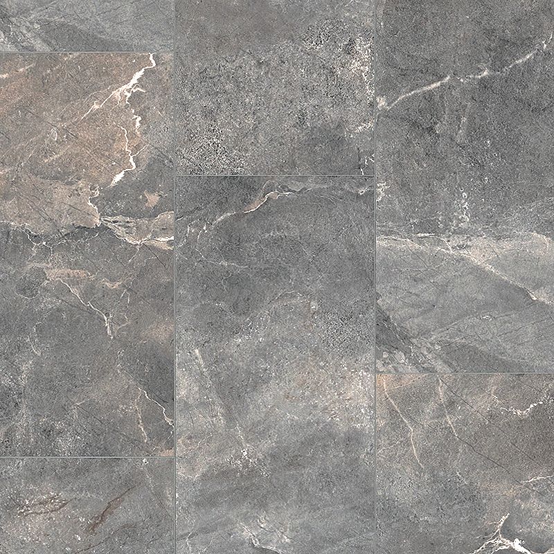 A gray stone floor with different shades of grey.