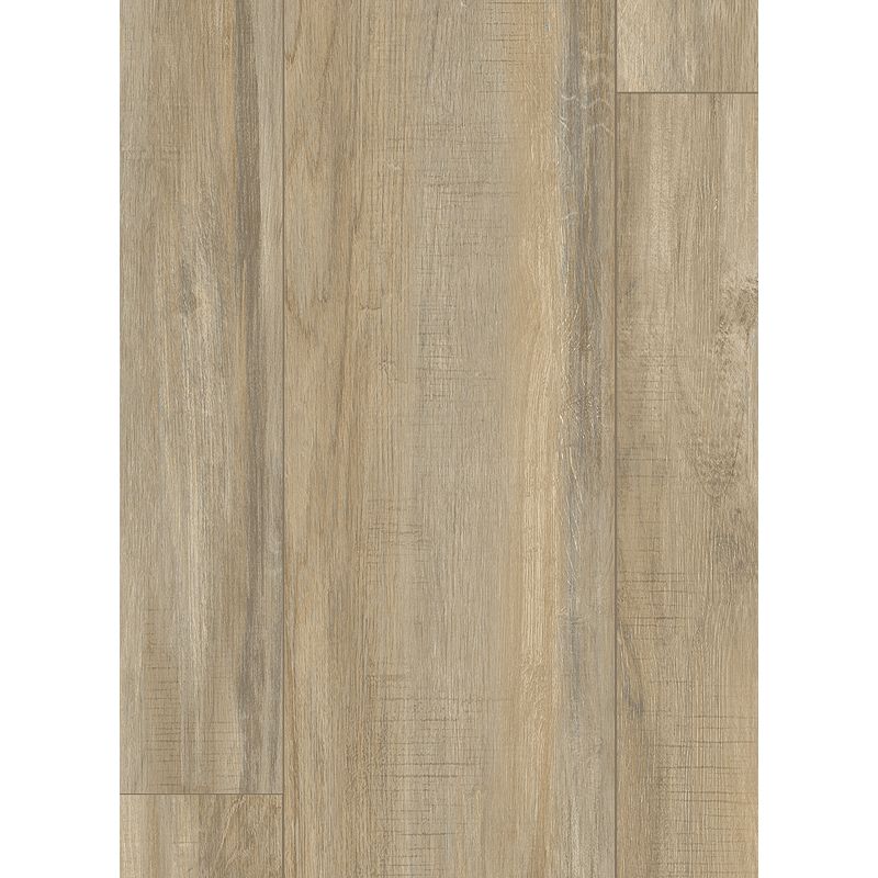 A wood floor with no grain and no color.
