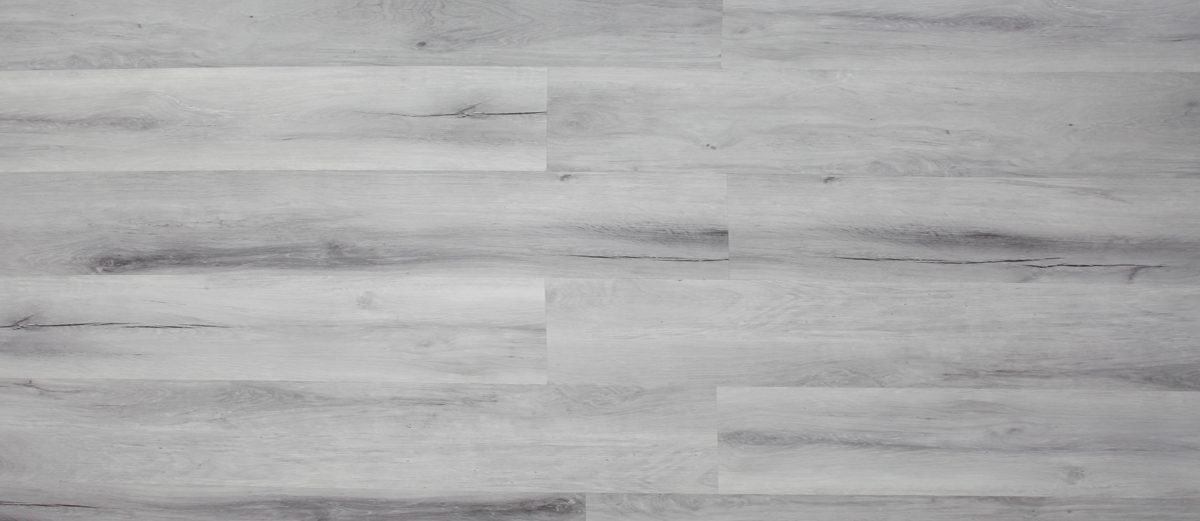 A white wood floor with some black lines