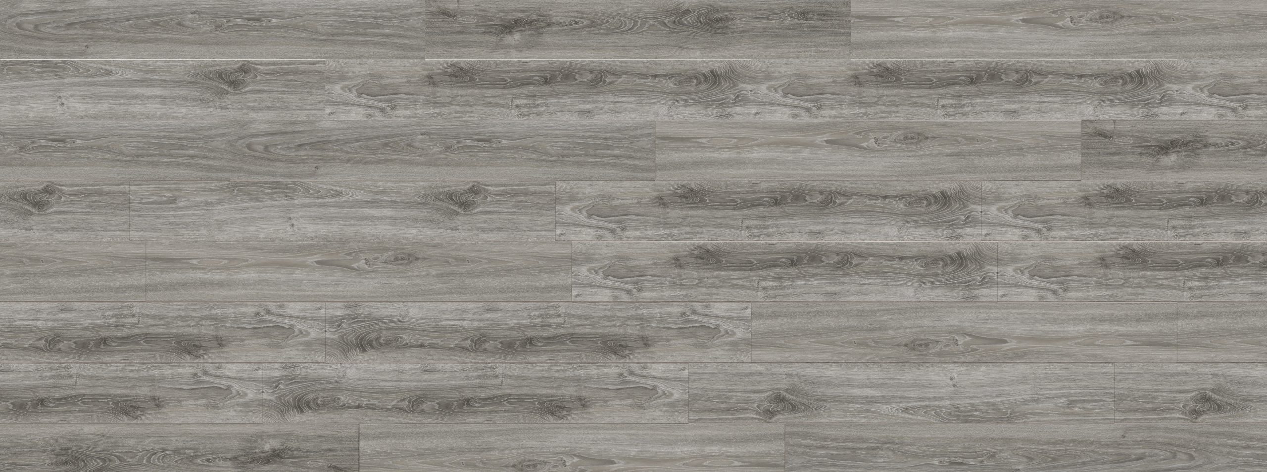 A gray wood floor with some type of wood grain