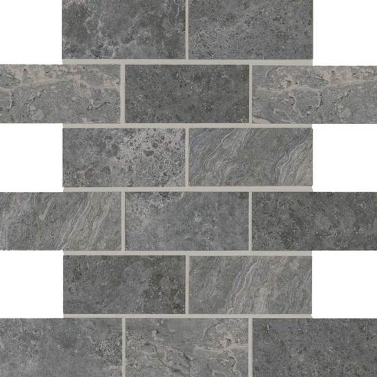 American Olean Laurel Heights Charcoal Crest Mosaic