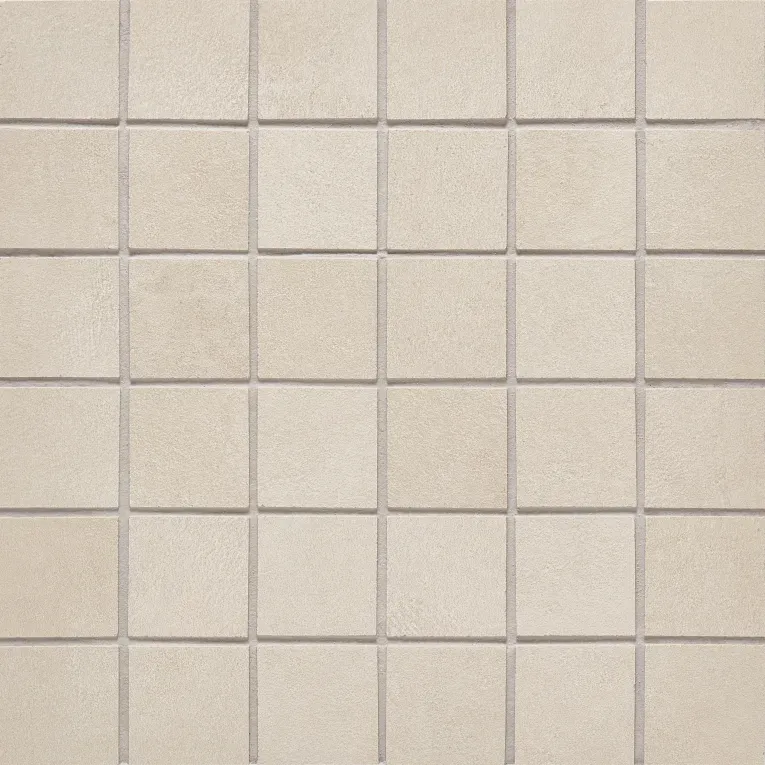 A close up of the tile surface of a bathroom floor