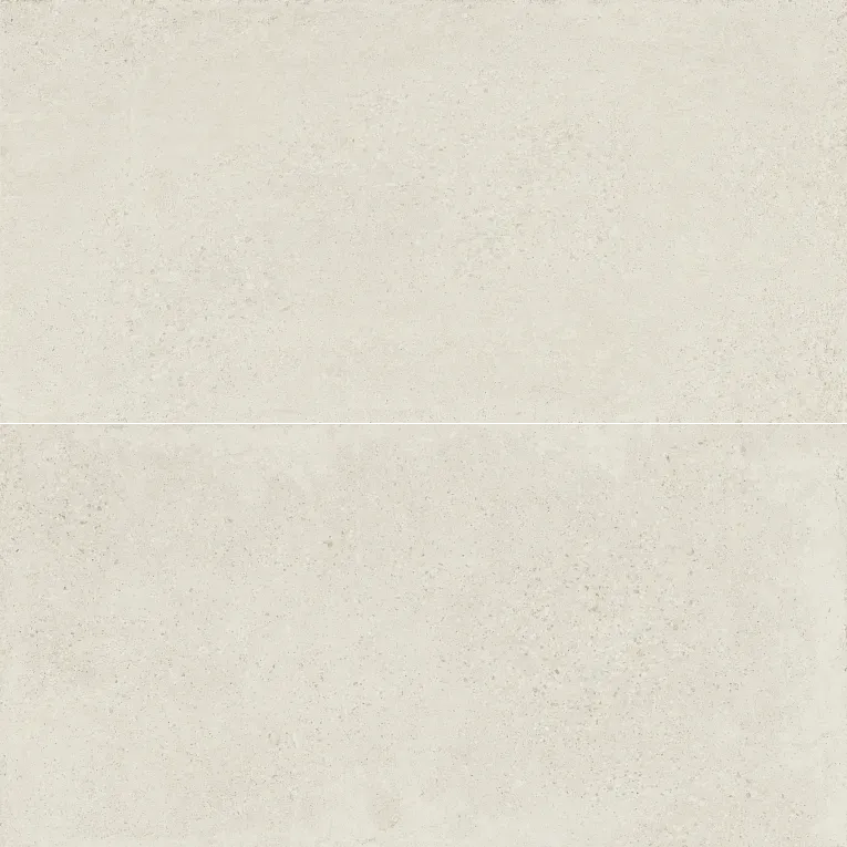 A white tile floor with some type of pattern