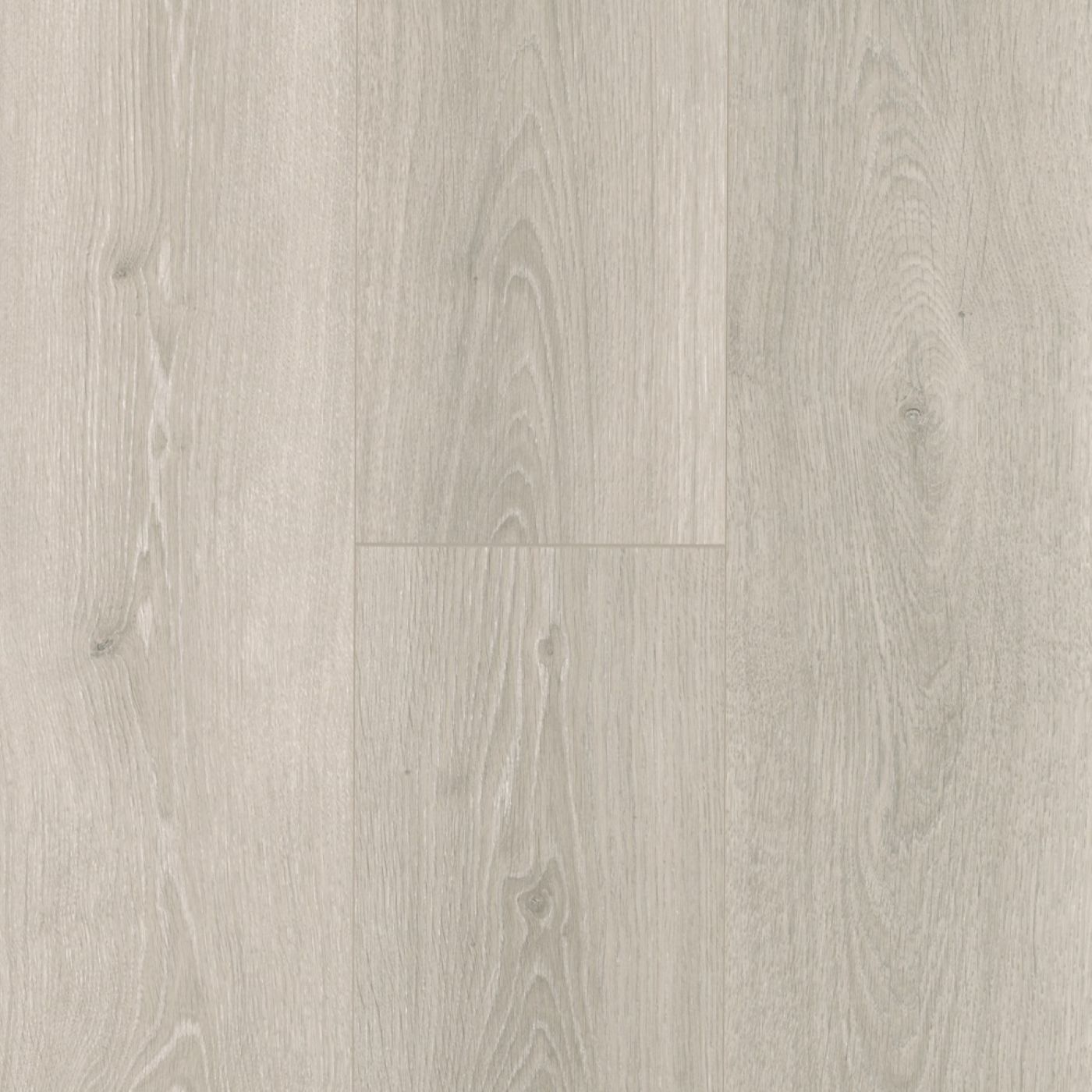 A white wood floor with some brown lines