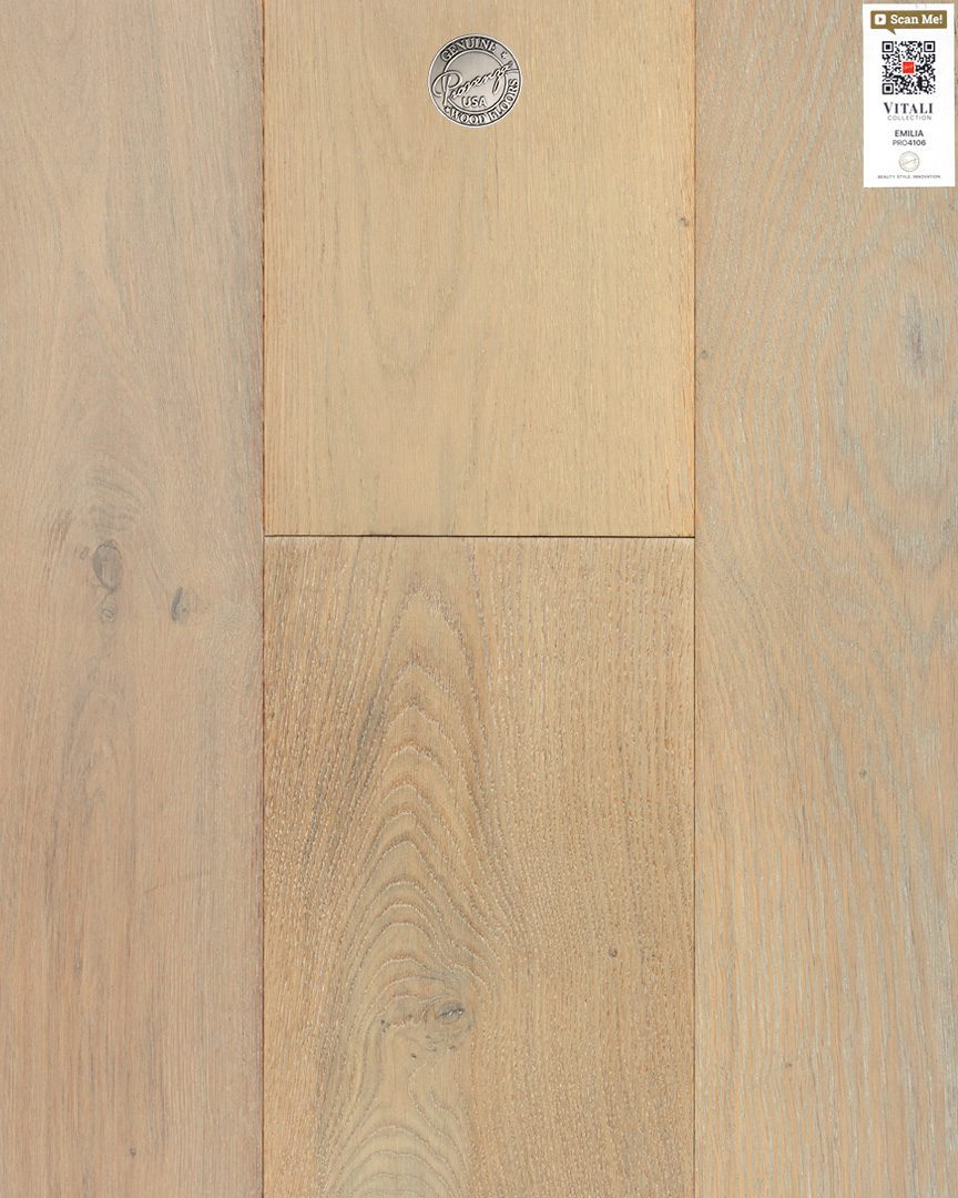 A white wood floor with some writing on it