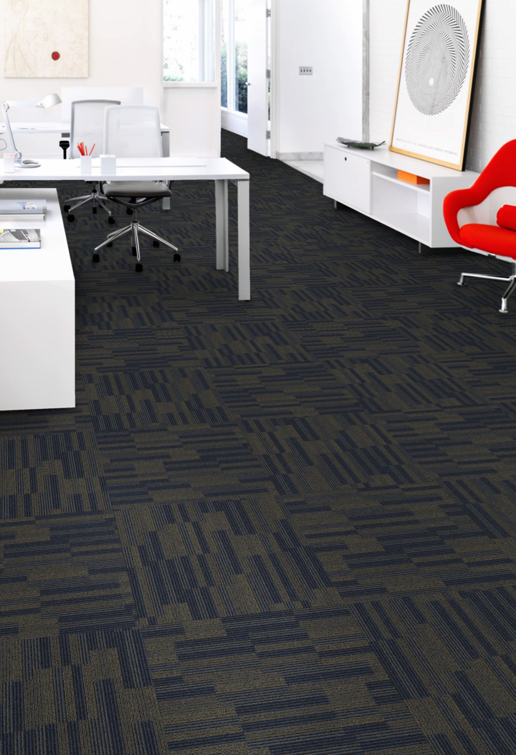 Aladdin Commercial Go Forward Tile Indigo Batik - Image 2