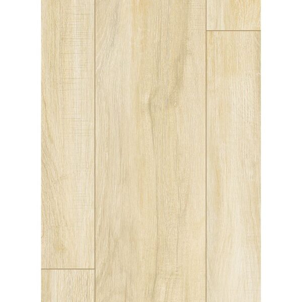 A light colored wood floor with no other color.
