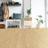 A room with wooden floors and white walls.