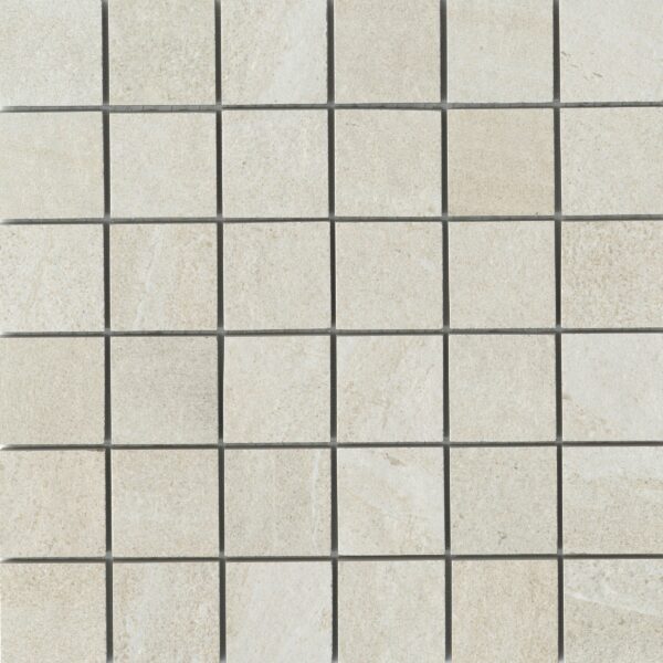 A close up of the tile surface of a floor