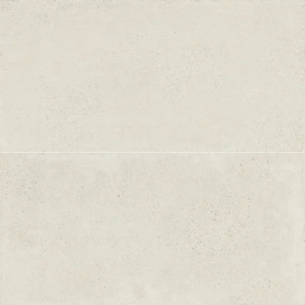 A white tile floor with some type of pattern