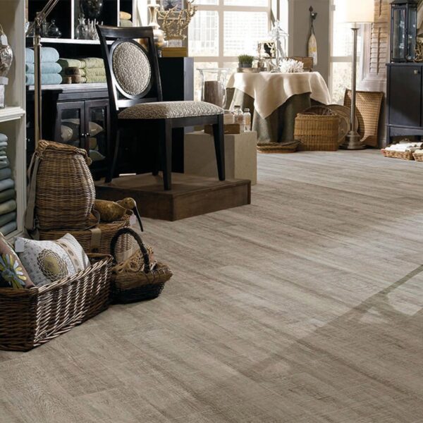 A room with many items on the floor